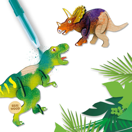 SES Creative SES Blow Airbrush Blasstifte Dinosaurier