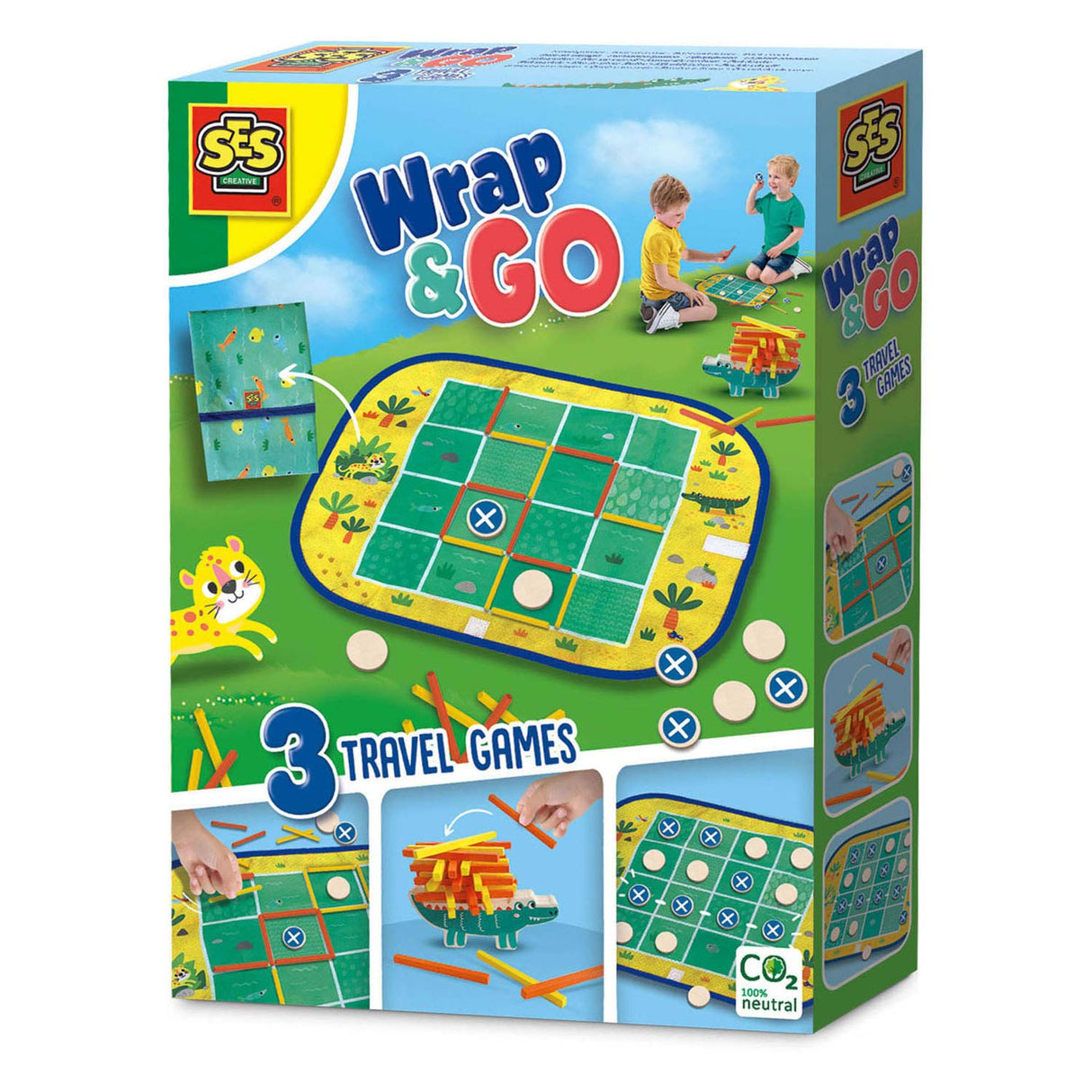 Ses Wrap-and-Go-Reisespiele, 3in1