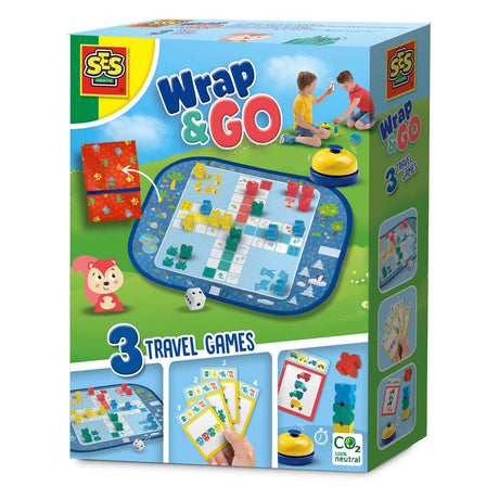 Ses Wrap-and-Go-Reisespiele, 3in1