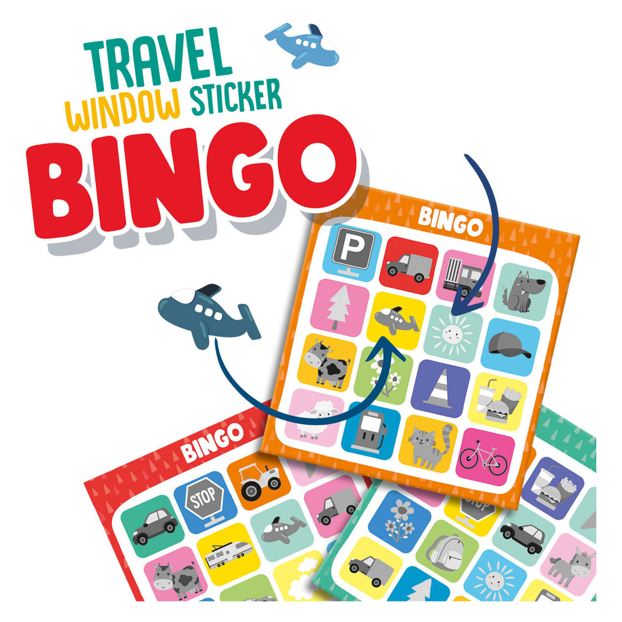 SES Travel Game Fenster Aufkleber Bingo