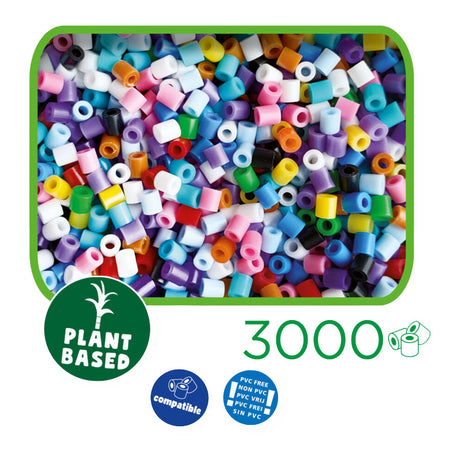 Ses Creative Ses Green Beedz – Perlen zum Aufbügeln, Mix 3000