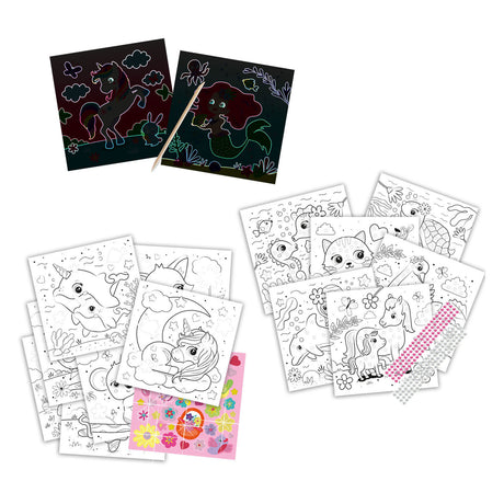 Ses Creative Ses Doe Malbuch Glitzer 3 in 1