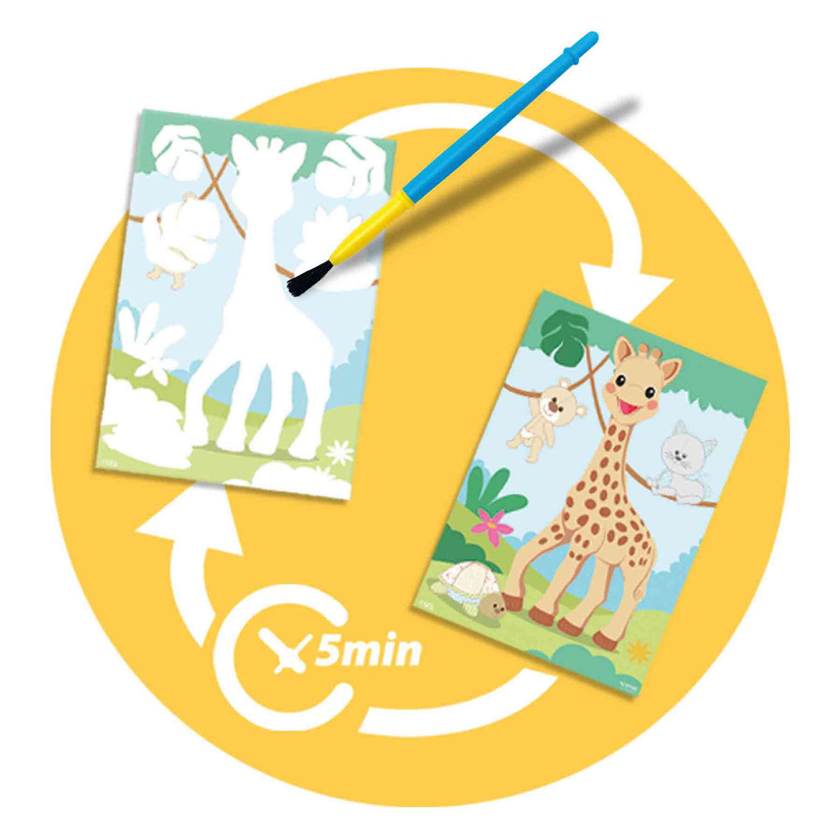 SES meine erste Sophie La Girafe - Farben mit Wasser