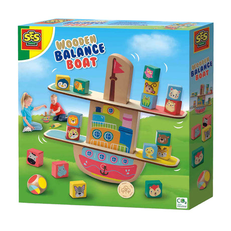 SES Creative SES Holz-Balance-Boot