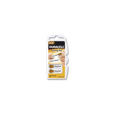 Duracell da312 Hörgerätebatterie 1,4 V