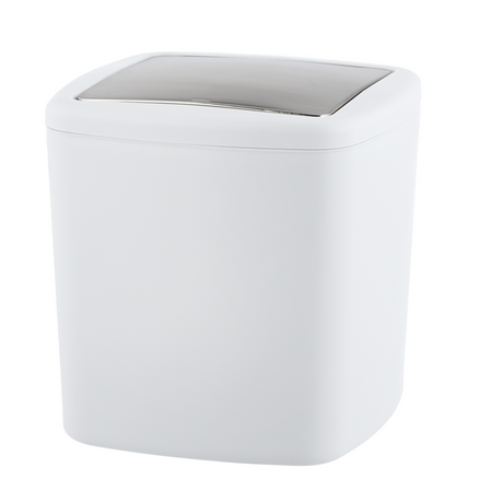 Wenko 1065669 - afvalemmer barc. l 8,5 ltr wit | 1 stuks