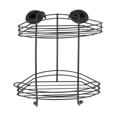 Wenko 1069607 - vacuum-loc hoekrek 2-laags zw. | 1 stuks