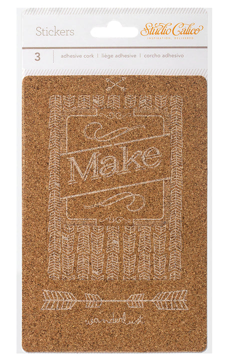 American Crafts • selbstklebender Kork-Fotorahmen Wanderlust