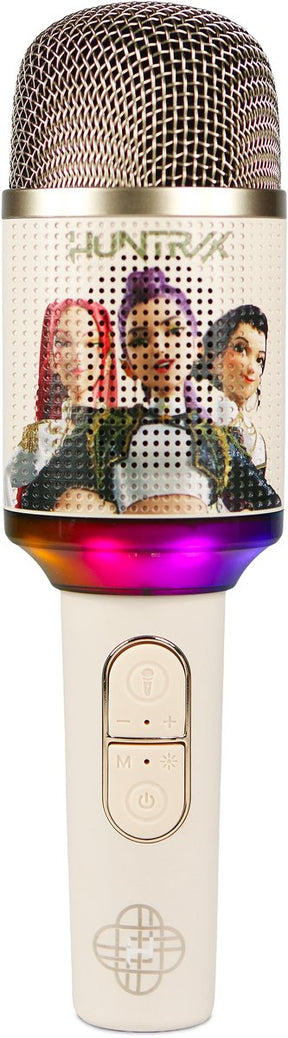 Otl technologies kpop demon hunters - huntr x - golden - draadloze karaoke microfoon voor kinderen - led lichteffect - speaker - stemeffecten