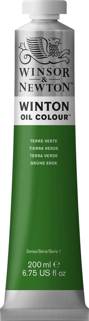 Winsor newton winton oil colours 200ml terre verte