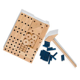Sechs Bastelsets aus Holz