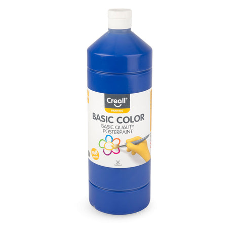 Creall Schulfarbe dunkelblau, 1 Liter