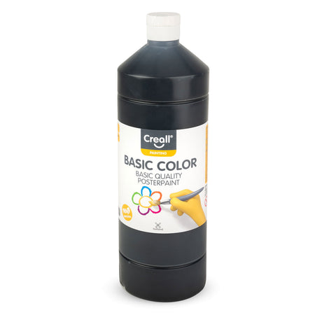 Creall Schulfarbe Schwarz, 1 Liter