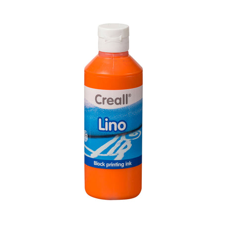 Creall Lino Blockprint Farbe Orange, 250 ml