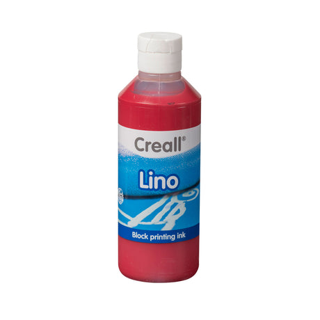 Creall Linolblockdruckfarbe dunkelrot, 250 ml