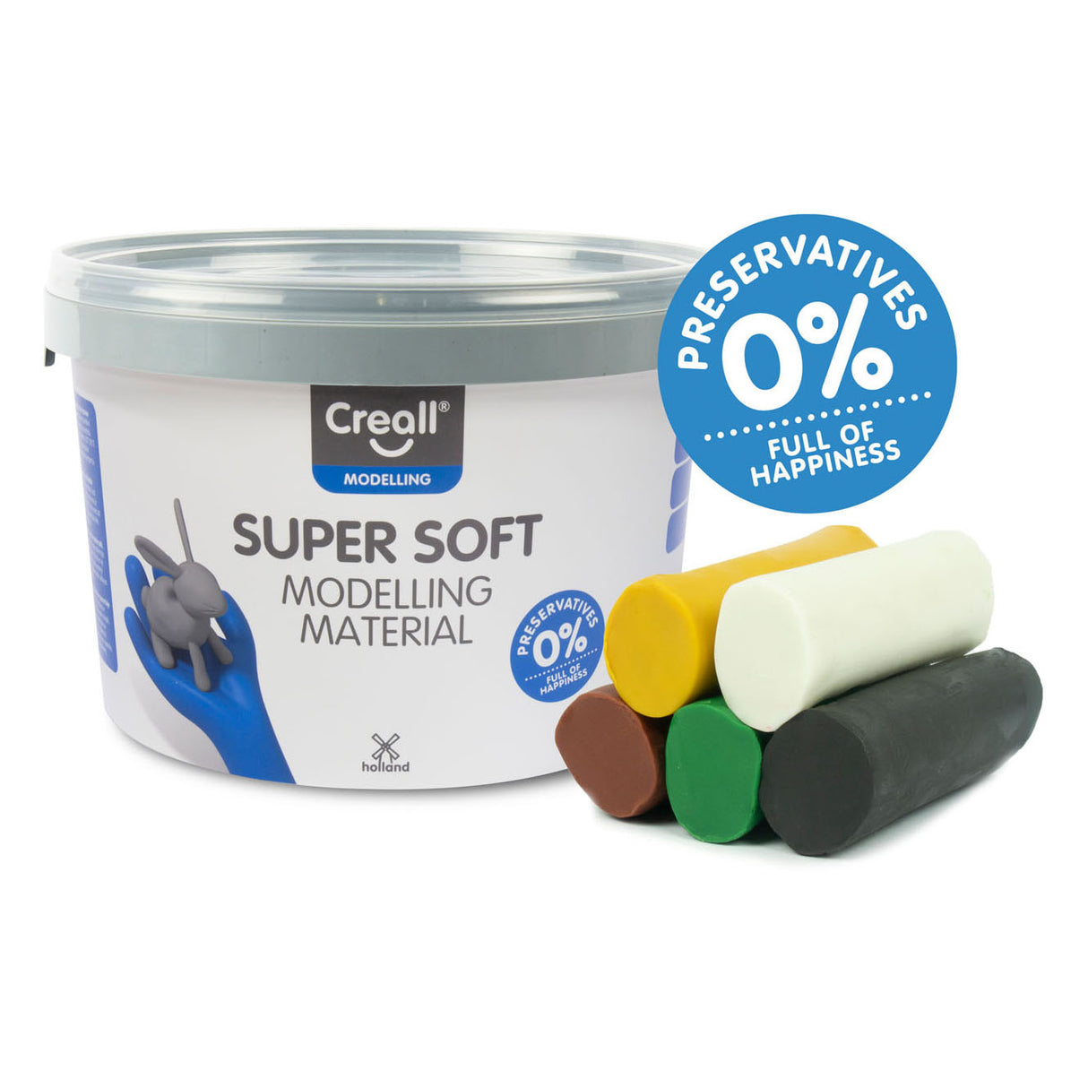 Creall superweiche Ton-Safarifarben, 1750gr.