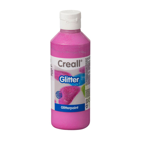 Creall Glitzerfarbe rosa, 250 ml