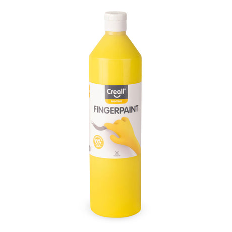 Creall Fingerfarbe konservierungsfrei gelb, 750 ml