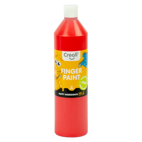 Creall Fingerfarbe konservierungsfrei rot, 750 ml