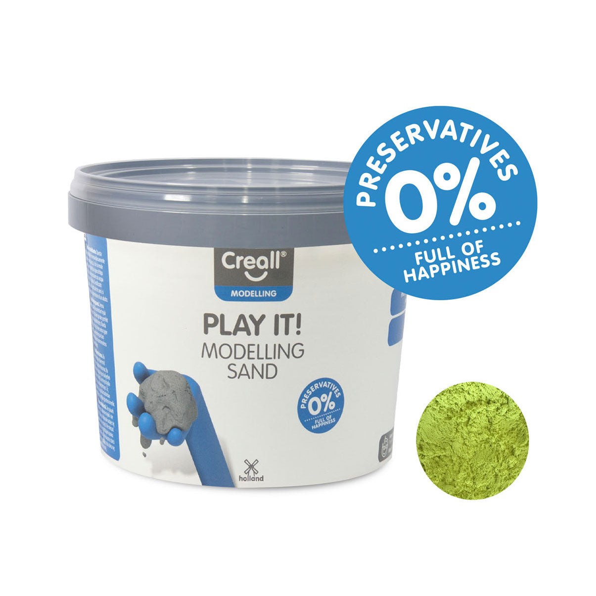 Creall Play it Play Sandgelb, 750gr.