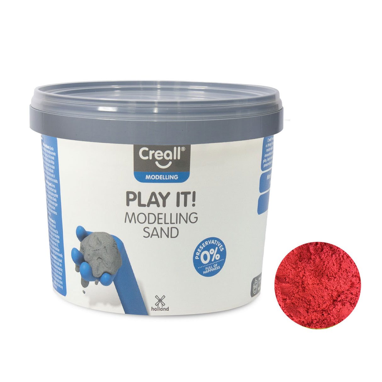 Creall spielen es Speelzand Rood, 750gr.