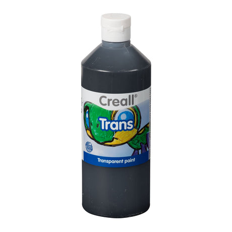 Creall Fensterfarbe Transschwarz 500ml | 1 Flasche