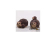 Farmwood animals tuinbeeld egel met kind 10x7x8 cm