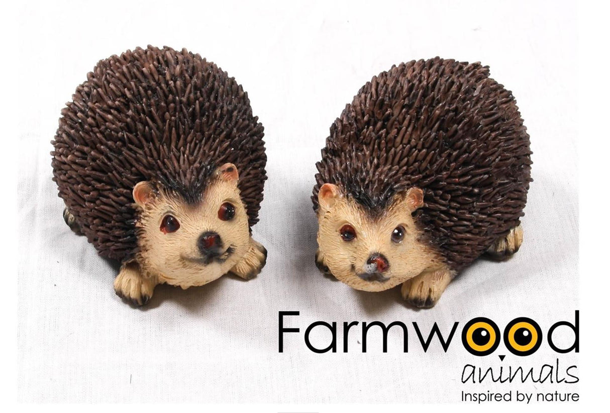 Farmwood animals tuinbeeld egel m polystone 10x7x6cm