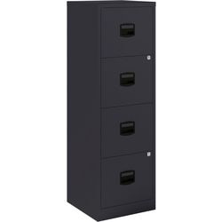 Aktenschrank Bisley PFA4-ZW 413 x 400 x 1321 mm schwarz