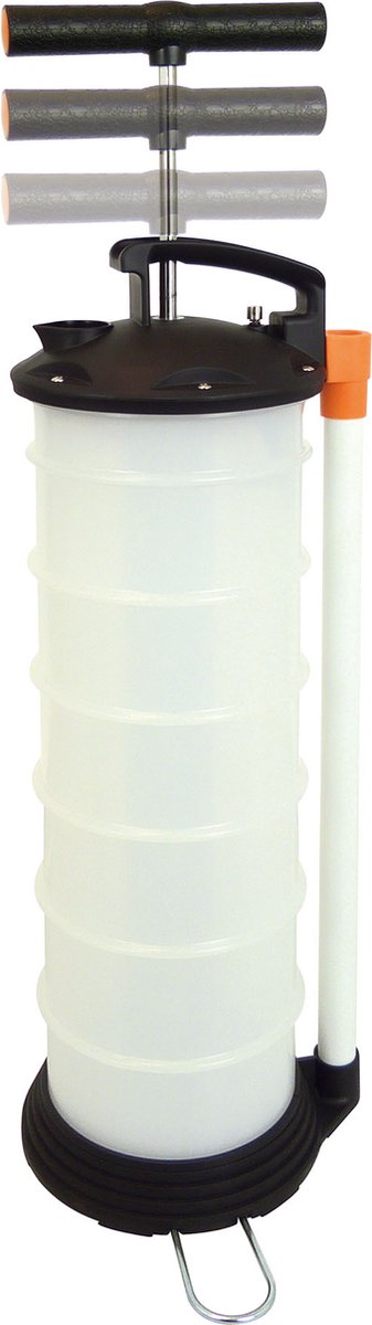 Carpoint Siphonpumpe 6,5 Liter – Flüssigkeitspumpe zum Umfüllen von Öl und Wasser – schneller Ölwechsel – große Auffangkapazität