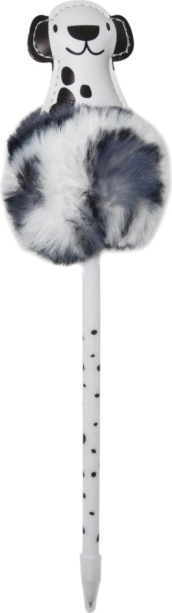 Kangaro-Kugelschreiber mit Hundekopf und Fell – Display 24 Stück – k-pm940091