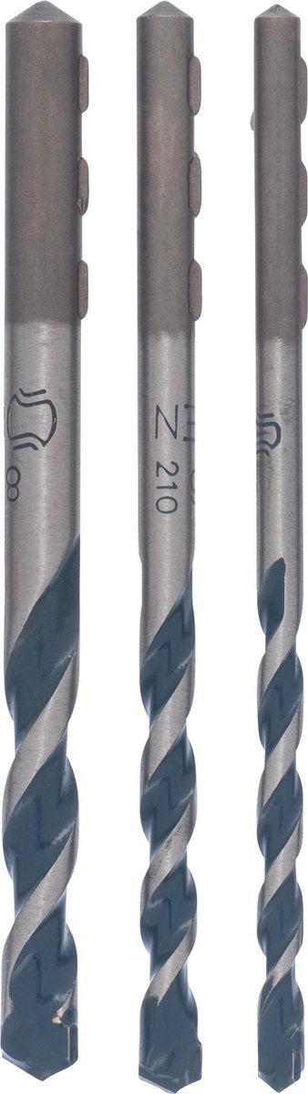 Bosch Zubehör 3-teiliges Betonbohrer-Set ZYL-5 5; 6; 8 mm 3 Stück – 2608588164