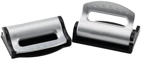 HP Gurtstraffer-Sicherheitsgurtstopper-Paar, schwarz silber