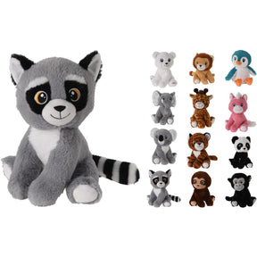 Tender Toys Plüsch-Wildtier 20x18x25cm, erhältlich in 12 verschiedenen Tieren