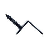 Mack 1069085 - l-vlechtschermsteun zwart | 30 stuks
