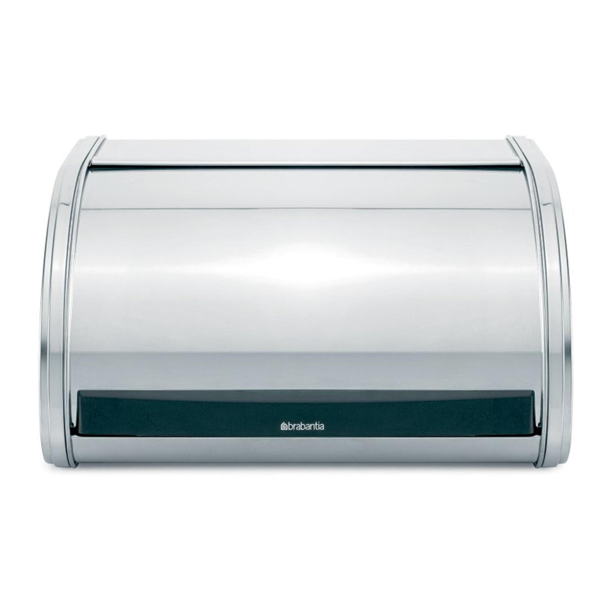 Brabantia verschiebbarer Brotkasten, halb glänzender Stahl, 17,3 x 26,5 x 31,6 cm, 11 Liter