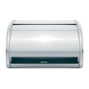 Brabantia verschiebbarer Brotkasten, halb glänzender Stahl, 17,3 x 26,5 x 31,6 cm, 11 Liter