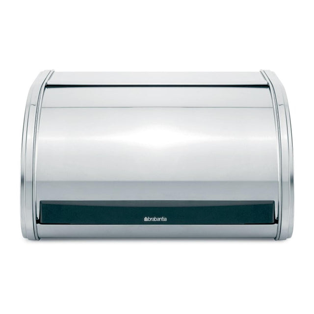Brabantia verschiebbarer Brotkasten, halb glänzender Stahl, 17,3 x 26,5 x 31,6 cm, 11 Liter