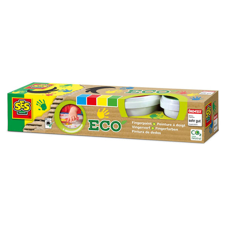 Ses Öko-Fingerfarbe, 4 Farben