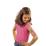 Ses modische Glitzer-Tattoos