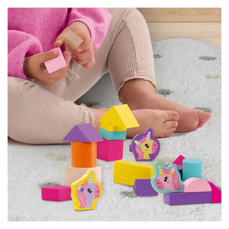 Ses Holzbausteine ​​Einhorn, 52 Stk.