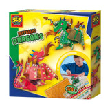 Sechs metallische Drachen