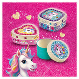 Ses creative - Hobby Pink - Einhorn - Diamantmalerei - Basteln für Mädchen - Schmuckschatullen aus Holz - ab 5 Jahren