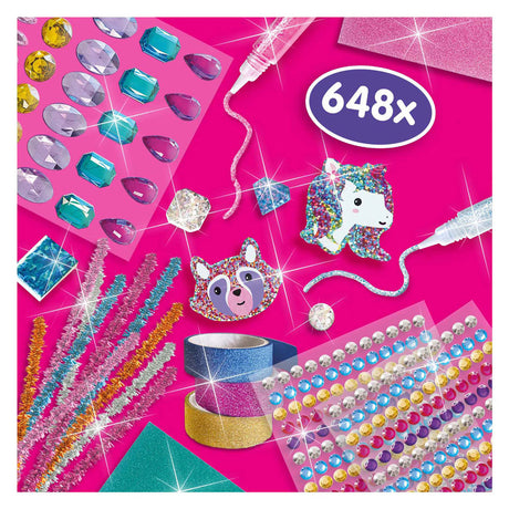 Ses glitzernde Mega-Bastelbox