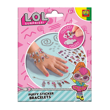 Ses lol. bauschige Sticker-Armbänder