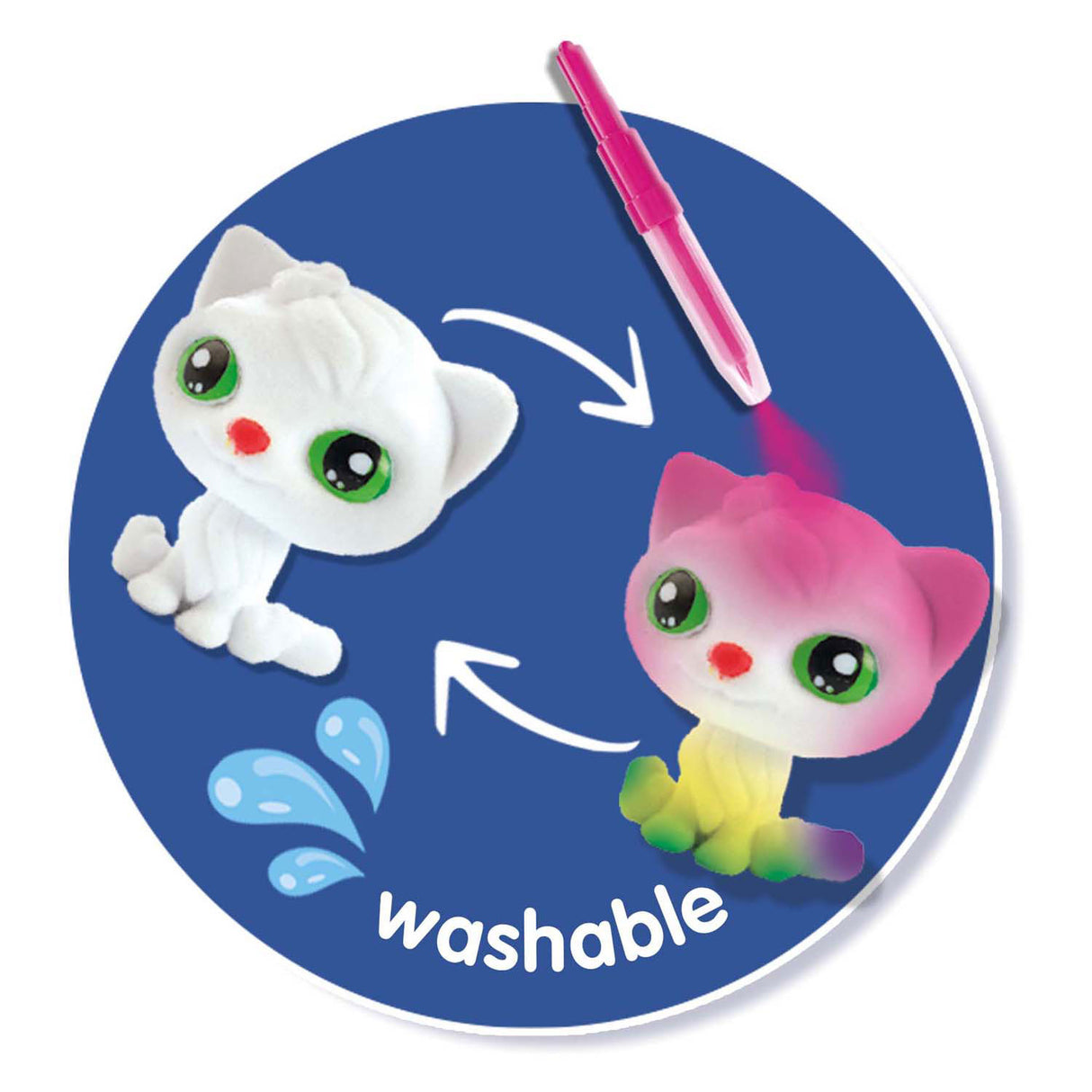 Ses Blow Airbrush Kutteln Katzen Überraschung