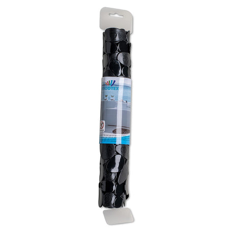 Wicotex Badematte Anti-Rutsch-Steine 68x35cm schwarz
