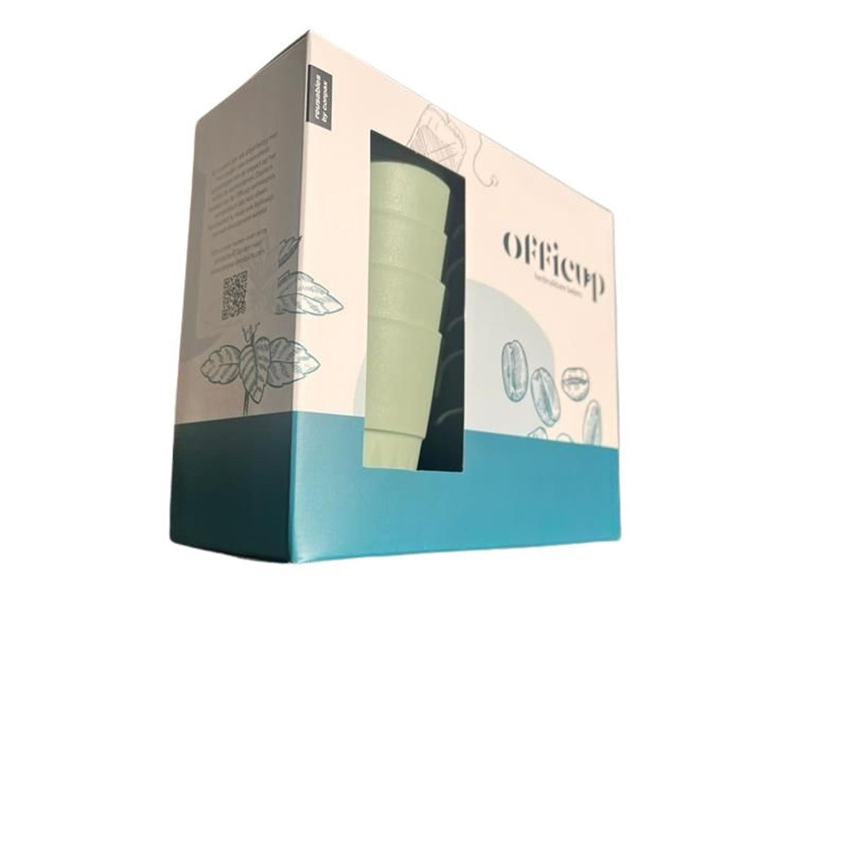 Papstar Bürobecher Mehrweg Kunststoff 180ml ã˜7,5x8,8cm Set à 10 Stück zartgrün