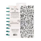 Crate paper • day-to-day dashboard planner black and white floral