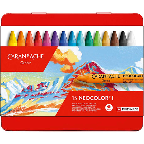 Caran d'ache https: www.cchobby.nl caran-d-ache-neocolor-i-l-10-cm-thickness-8-5-mm-various-colours-15-piece-1-box